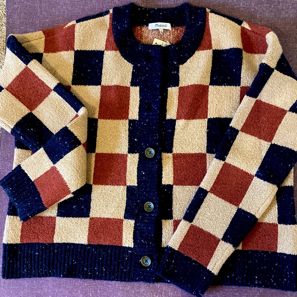 NWT-Madewell Colburne Cardigan, 👍🏼 w/highwaist